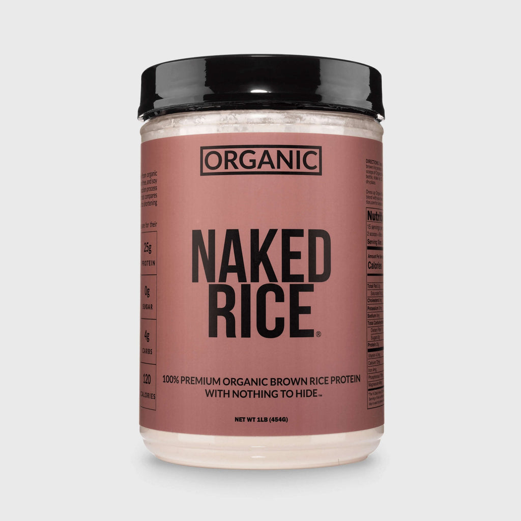 Organic Brown Rice Protein Powder 1lb - Unflavored 1LB
