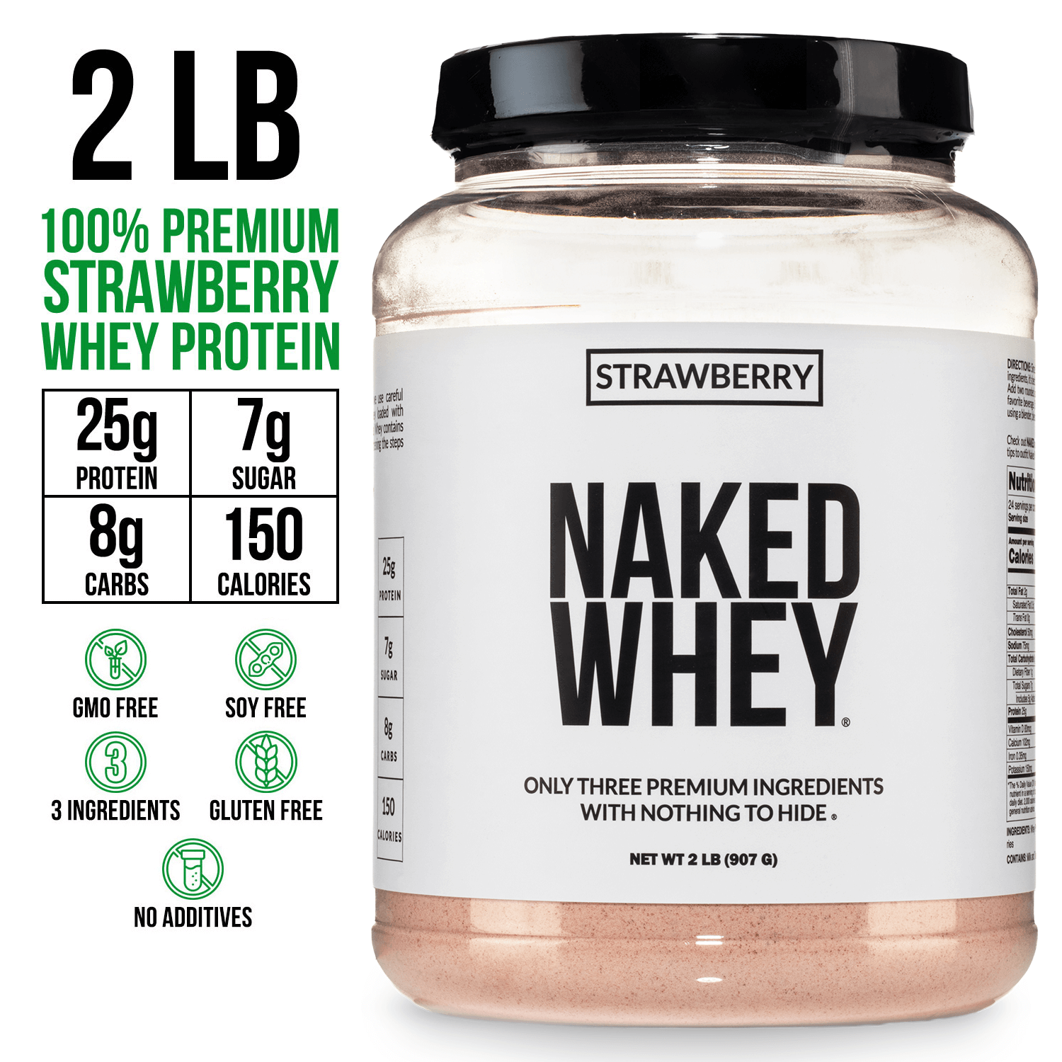 Strawberry Whey Protein Powder - Strawberry
