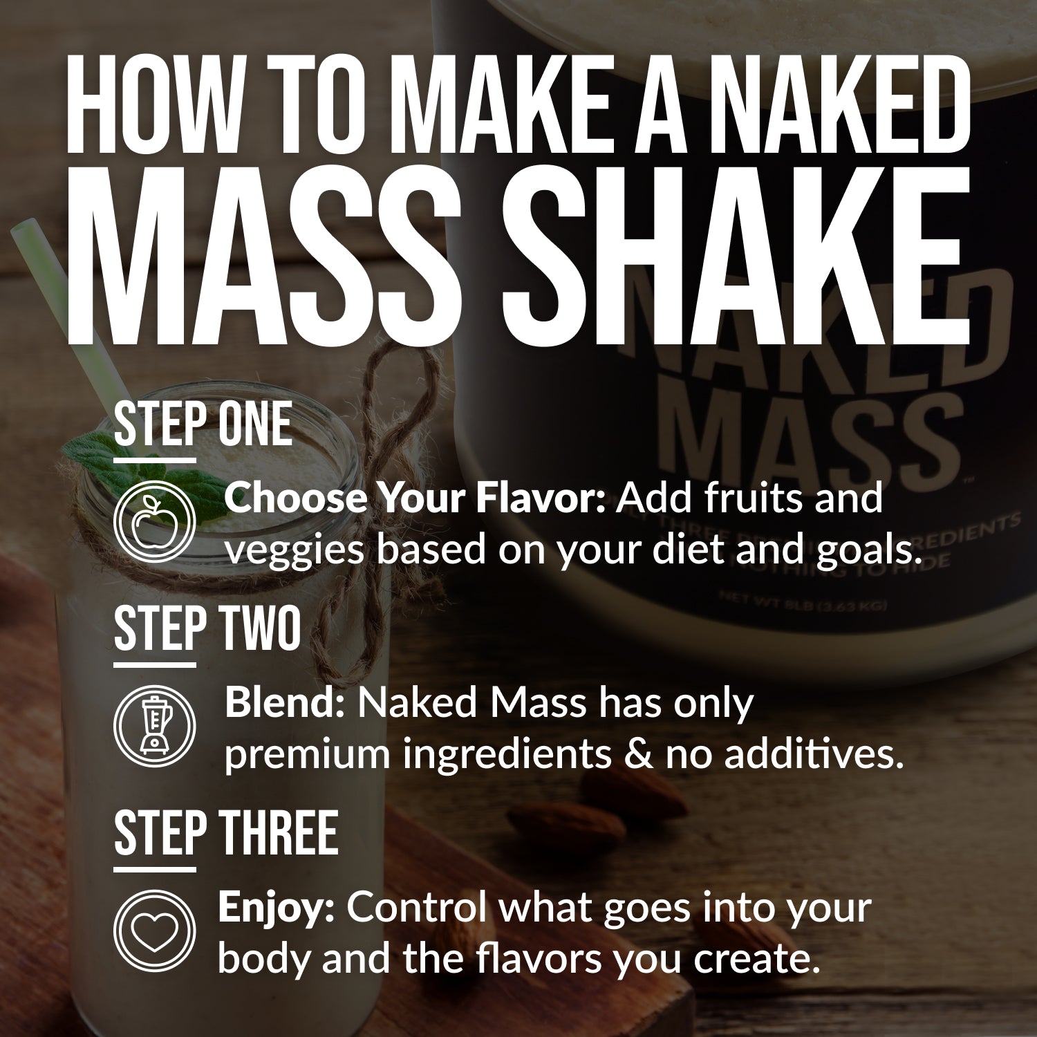 Strawberry Mass Gainer Protein Supplement - Strawberry