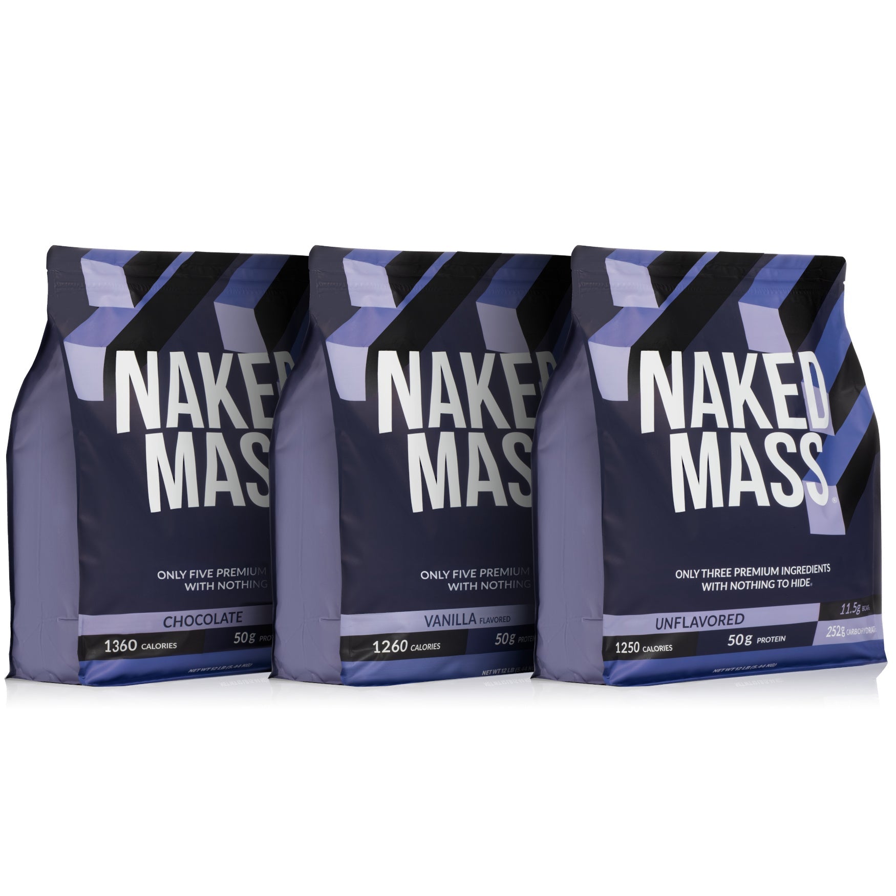 Vanilla Mass Gainer Protein Supplement - Vanilla 12LB
